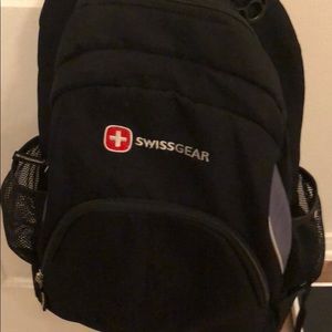 Swiss gear men’s backpack black and gray